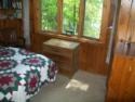 Lakehouse Vacation Rental - Lake Homes for rent on LakeHouseVacations.com, Lake property, Lake House Lake House Lakefront Cottage, lakeside bedroom, on Lake Owassa in New Jersey - Lakehouse Vacation Rental - Lake Home for rent on LakeHouseVacations.com