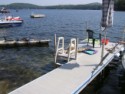 Lakehouse Vacation Rental - Lake Homes for rent on LakeHouseVacations.com, Lake property, Lake House Lake House Victorian Lakefront Cottage With Spectacular Sunrise View Of Water, View Looking out from Dock, on Spofford Lake in New Hampshire - Lakehouse Vacation Rental - Lake Home for rent on LakeHouseVacations.com