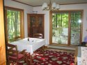 Lakehouse Vacation Rental - Lake Homes for rent on LakeHouseVacations.com, Lake property, Lake House Lake House Lakefront Contemporary Year-round Vacation Home, Dining Room, on Dexter Pond in Maine - Lakehouse Vacation Rental - Lake Home for rent on LakeHouseVacations.com