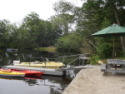 Lakehouse Vacation Rental - Lake Homes for rent on LakeHouseVacations.com, Lake property, Lake House Lake House The Lake House, Boat dock and picnic table., on Billings Lake in Connecticut - Lakehouse Vacation Rental - Lake Home for rent on LakeHouseVacations.com