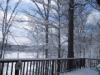 Lakehouse Vacation Rental - Lake Homes for rent on LakeHouseVacations.com, Lake property, Lake House Lake House Vacation 4br Lake Cabin For Rent, Raccoon Lake, Indiana, Cool Winter View from balcony (Overlooks Lake), on Raccoon in Indiana - Lakehouse Vacation Rental - Lake Home for rent on LakeHouseVacations.com