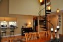 Lakehouse Vacation Rental - Lake Homes for rent on LakeHouseVacations.com, Lake property, Lake House Lake House Level Beach, Dock, 4 Bed 2 1/2 Bath Oasis, Big open floor plan, Kitchen accessible from Dining Room, Circular Staircase. Gas fireplace, on East Side Cayuga Lake in New York - Lakehouse Vacation Rental - Lake Home for rent on LakeHouseVacations.com