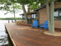 Lakehouse Vacation Rental - Lake Homes for rent on LakeHouseVacations.com, Lake property, Lake House Lake House Lake Webster, Treehouse Island, Weekly Rental, Indiana, View of Large Deck, on Webster Lake in Indiana - Lakehouse Vacation Rental - Lake Home for rent on LakeHouseVacations.com