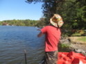 Lakehouse Vacation Rental - Lake Homes for rent on LakeHouseVacations.com, Lake property, Lake House Lake House Lakefront Cottage Rental, Lake Owassa, Nj, Fishing off one of the docks, on Lake Owassa in New Jersey - Lakehouse Vacation Rental - Lake Home for rent on LakeHouseVacations.com