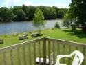 Lakehouse Vacation Rental - Lake Homes for rent on LakeHouseVacations.com, Lake property, Lake House Lake House Connecticut Vacation Rental, Waterfront Cottage Ashford Lake, Large private yard (right side view), on Ashford Lake in Connecticut - Lakehouse Vacation Rental - Lake Home for rent on LakeHouseVacations.com