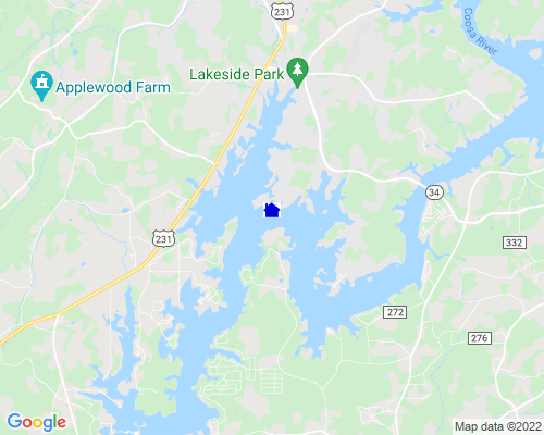 35 Map Of Lake Martin Al Maps Database Source