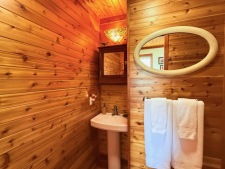 Lake House Kentucky Lake Vacation Rentals - Cedar Shake Home - The Best View Of Kentucky Lake , The Private Half Bath, on Kentucky Lake in Kentucky - Lakehouse Vacation Rental - Lake Home for rent on LakeHouseVacations.com