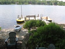 Lake House Relaxing Lakefront Cabin W/ Private Beach, Dock, 4 Boats, Sauna, Dog Friendly!!!, 3 - kayaks, 1-Jon Boat, 1-Peddle Boat, on Lake Carobeth in Pennsylvania - Lakehouse Vacation Rental - Lake Home for rent on LakeHouseVacations.com