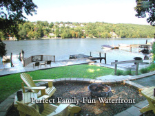 Lake House Direct Waterfront On Candlewood Lake, 2 Private Docks,  5 Bedrooms, Sleeps 10, , on Candlewood Lake in Connecticut - Lakehouse Vacation Rental - Lake Home for rent on LakeHouseVacations.com