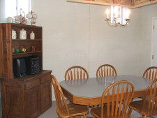 Lake House Fisherman's Cove-lower Level, Dining Room - Lake View - Open to Kitchen and Living Room., on Kerr Lake / Buggs Island in Virginia - Lakehouse Vacation Rental - Lake Home for rent on LakeHouseVacations.com