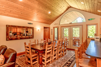 Lake House Aspen Lodge! Newer Cabin on 5 Acres! 6BR 3.5BA, Sleeps 20, Hot Tub!, , on Lake Cle Elum in Washington - Lakehouse Vacation Rental - Lake Home for rent on LakeHouseVacations.com