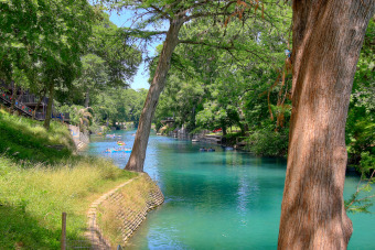 Lake House Comal Riverfront with 2 decks! Schlitterbahn! Pool, hot tub & river access!!, , on Guadalupe River - New Braunfels in Texas - Lakehouse Vacation Rental - Lake Home for rent on LakeHouseVacations.com
