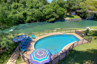 Lake House Right on the Comal and across from Schlitterbahn! Pool and river access!, , on Guadalupe River - New Braunfels in Texas - Lakehouse Vacation Rental - Lake Home for rent on LakeHouseVacations.com