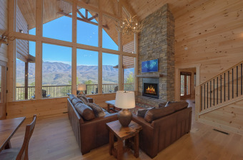 Lake House The Best View in Gatlinburg - Private Theater Room, Outdoor Fireplace, , on Butler Branch in Tennessee - Lakehouse Vacation Rental - Lake Home for rent on LakeHouseVacations.com