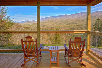 Lake House A Postcard View of the Mountains from this screened in porch cabin!, , on Powdermilk Creek - Gatlinburg in Tennessee - Lakehouse Vacation Rental - Lake Home for rent on LakeHouseVacations.com