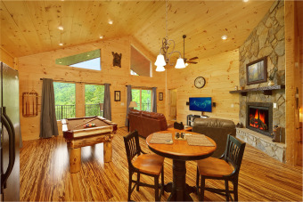 Lake House Secluded Luxury 1 Bedroom Cabin With Amazing Views, , on Webb Creek - Sevier County in Tennessee - Lakehouse Vacation Rental - Lake Home for rent on LakeHouseVacations.com