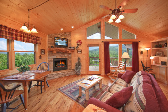 Lake House Beautiful Views from this 1 Bedroom Luxury Cabin!, , on Webb Creek - Sevier County in Tennessee - Lakehouse Vacation Rental - Lake Home for rent on LakeHouseVacations.com