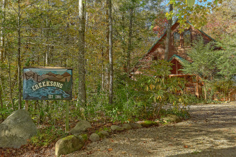 Lake House Cabin on the Creek! 4 Bedroom Luxury Cabin with outdoor fireplace!, , on Webb Creek - Sevier County in Tennessee - Lakehouse Vacation Rental - Lake Home for rent on LakeHouseVacations.com