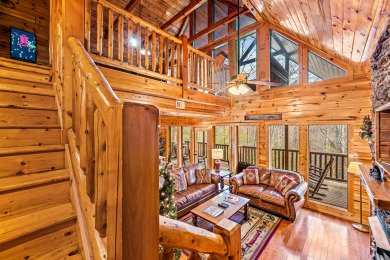 Lake House Luxury 2 bedroom cabin in beautiful resort setting with 2 suites, , on Powdermilk Creek - Gatlinburg in Tennessee - Lakehouse Vacation Rental - Lake Home for rent on LakeHouseVacations.com