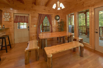 Lake House Luxury 2 bedroom cabin in beautiful resort setting with 2 master suites, , on Powdermilk Creek - Gatlinburg in Tennessee - Lakehouse Vacation Rental - Lake Home for rent on LakeHouseVacations.com