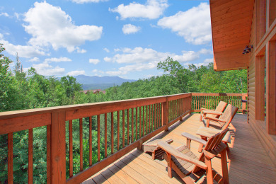 Lake House Breathtaking Views from atop Pinnacle Vista in this 3 BR Cabin wTheater Room, , on Powdermilk Creek - Gatlinburg in Tennessee - Lakehouse Vacation Rental - Lake Home for rent on LakeHouseVacations.com