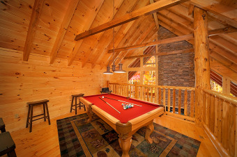 Lake House 2 Bedroom Cabin with 2 suites, Gazebo Hot Tub, Pool Table and Internet, , on Powdermilk Creek - Gatlinburg in Tennessee - Lakehouse Vacation Rental - Lake Home for rent on LakeHouseVacations.com