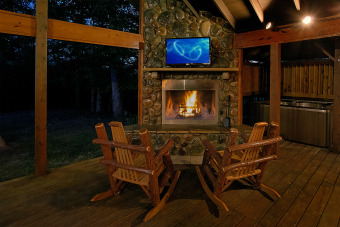 Lake House Experience Amazing Views and a Theater room from your Romantic Getaway Cabin!, , on Powdermilk Creek - Gatlinburg in Tennessee - Lakehouse Vacation Rental - Lake Home for rent on LakeHouseVacations.com