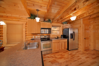 Lake House 2 Bedroom Luxury Gatlinburg Cabin Minutes to Downtown, , on Powdermilk Creek - Gatlinburg in Tennessee - Lakehouse Vacation Rental - Lake Home for rent on LakeHouseVacations.com