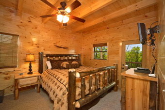 Lake House 3 Master Suite Luxury Cabin with Private Home Theater Room (9 Foot Screen!), , on Powdermilk Creek - Gatlinburg in Tennessee - Lakehouse Vacation Rental - Lake Home for rent on LakeHouseVacations.com