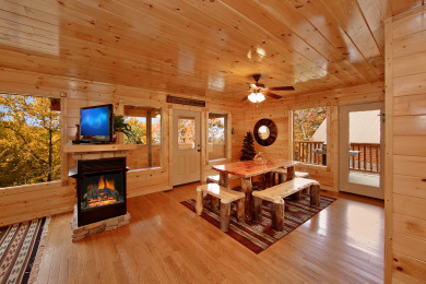 Lake House Private theater room with surround sound!, , on Powdermilk Creek - Gatlinburg in Tennessee - Lakehouse Vacation Rental - Lake Home for rent on LakeHouseVacations.com