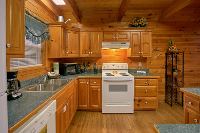 Lake House Romantic Getaway Cabin with Amazing Mountain Views, , on Powdermilk Creek - Gatlinburg in Tennessee - Lakehouse Vacation Rental - Lake Home for rent on LakeHouseVacations.com