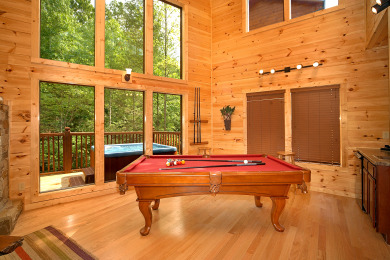 Lake House 2 Bedroom Luxury Cabin with 28 Foot Ceilings and 18 foot Rain Tower Shower, , on Powdermilk Creek - Gatlinburg in Tennessee - Lakehouse Vacation Rental - Lake Home for rent on LakeHouseVacations.com