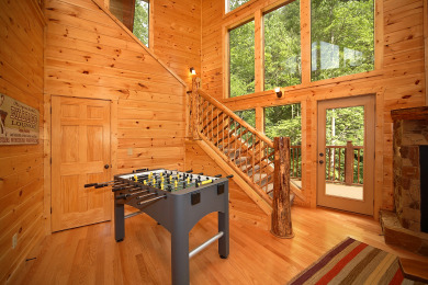 Lake House 2 Bedroom Luxury Cabin with 28 Foot Ceilings and 18 foot Rain Tower Shower, , on Powdermilk Creek - Gatlinburg in Tennessee - Lakehouse Vacation Rental - Lake Home for rent on LakeHouseVacations.com
