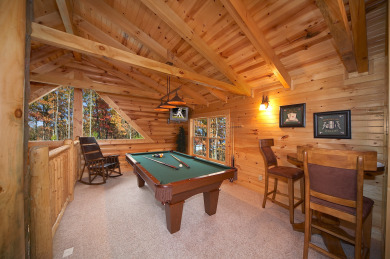 Lake House Enjoy 2 Private Gazebos, pool table, jacuzzi tub and 2 bathrooms in this sign, , on Powdermilk Creek - Gatlinburg in Tennessee - Lakehouse Vacation Rental - Lake Home for rent on LakeHouseVacations.com