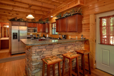 Lake House 3 King Suites, Home Theater with 8 Foot Screen and Standup Arcade Game, , on Powdermilk Creek - Gatlinburg in Tennessee - Lakehouse Vacation Rental - Lake Home for rent on LakeHouseVacations.com