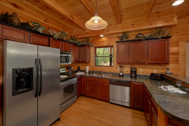 Lake House 3 King Suites, Home Theater with 8 Foot Screen and Standup Arcade Game, , on Powdermilk Creek - Gatlinburg in Tennessee - Lakehouse Vacation Rental - Lake Home for rent on LakeHouseVacations.com