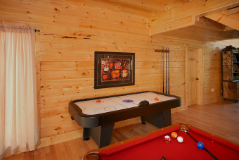 Lake House Private Theater Room - Luxury 3 bedroom cabin, , on Powdermilk Creek - Gatlinburg in Tennessee - Lakehouse Vacation Rental - Lake Home for rent on LakeHouseVacations.com