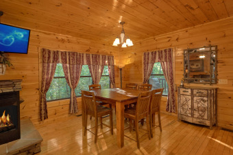 Lake House 4 Bedroom Cabin with Pool Table, Hot Tub and 9 Foot Theater Screen, , on Powdermilk Creek - Gatlinburg in Tennessee - Lakehouse Vacation Rental - Lake Home for rent on LakeHouseVacations.com