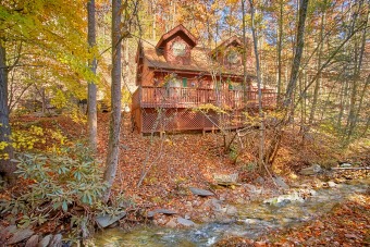 Lake House 2 Bedroom Pet Friendly Cabin on a Creek, , on Powdermilk Creek - Gatlinburg in Tennessee - Lakehouse Vacation Rental - Lake Home for rent on LakeHouseVacations.com