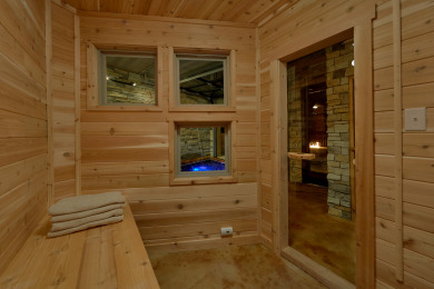 Lake House Private Indoor Heated Pool, Outdoor Fireplace, Veranda, , on Powdermilk Creek - Gatlinburg in Tennessee - Lakehouse Vacation Rental - Lake Home for rent on LakeHouseVacations.com