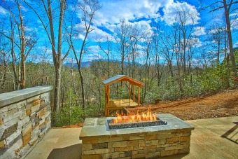 Lake House Romantic Modern Cabin with Indoor Pool Spa and Amazing Mountain Views, , on Powdermilk Creek - Gatlinburg in Tennessee - Lakehouse Vacation Rental - Lake Home for rent on LakeHouseVacations.com