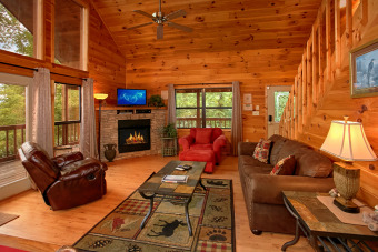 Lake House Luxury 2 Bedroom Cabin with Amazing Mountain Views, , on Douglas Lake in Tennessee - Lakehouse Vacation Rental - Lake Home for rent on LakeHouseVacations.com