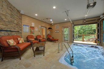 Lake House Incredible indoor pool cabin with outdoor fire pit and putt-putt golf course!, , on Douglas Lake in Tennessee - Lakehouse Vacation Rental - Lake Home for rent on LakeHouseVacations.com