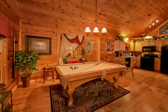 Lake House Amazing Indoor Pool Cabin - Pool Table, Hot Tub, Sauna, Covered Deck Sleeps 4, , on Douglas Lake in Tennessee - Lakehouse Vacation Rental - Lake Home for rent on LakeHouseVacations.com