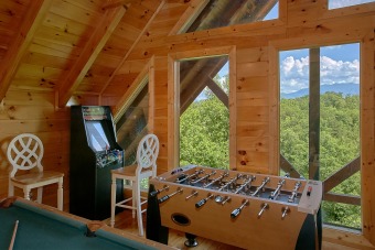 Lake House Enjoy Mountain Views from your Luxury Cabin with Private Home Theater Room, , on Mill Creek in Tennessee - Lakehouse Vacation Rental - Lake Home for rent on LakeHouseVacations.com