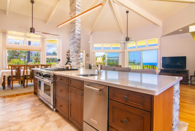 Lake House Beautiful, spacious 4 bedroom4.5 bath home with Ocean views, AC, and sauna, , on Kauai - Princeville in Hawaii - Lakehouse Vacation Rental - Lake Home for rent on LakeHouseVacations.com