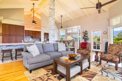 Lake House Beautiful, spacious 4 bedroom4.5 bath home with Ocean views, AC, and sauna, , on Kauai - Princeville in Hawaii - Lakehouse Vacation Rental - Lake Home for rent on LakeHouseVacations.com