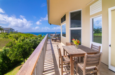 Lake House Beautiful, spacious 4 bedroom4.5 bath home with Ocean views, AC, and sauna, , on Kauai - Princeville in Hawaii - Lakehouse Vacation Rental - Lake Home for rent on LakeHouseVacations.com