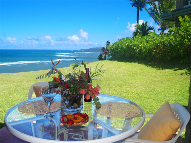 Lake House Lovely ground floor with oceanfront views, king bed, pool & more, , on Kauai - Princeville in Hawaii - Lakehouse Vacation Rental - Lake Home for rent on LakeHouseVacations.com