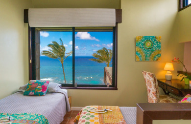 Lake House Oceanfront views, top floor privacy, bright tropical interior, , on Kauai - Princeville in Hawaii - Lakehouse Vacation Rental - Lake Home for rent on LakeHouseVacations.com